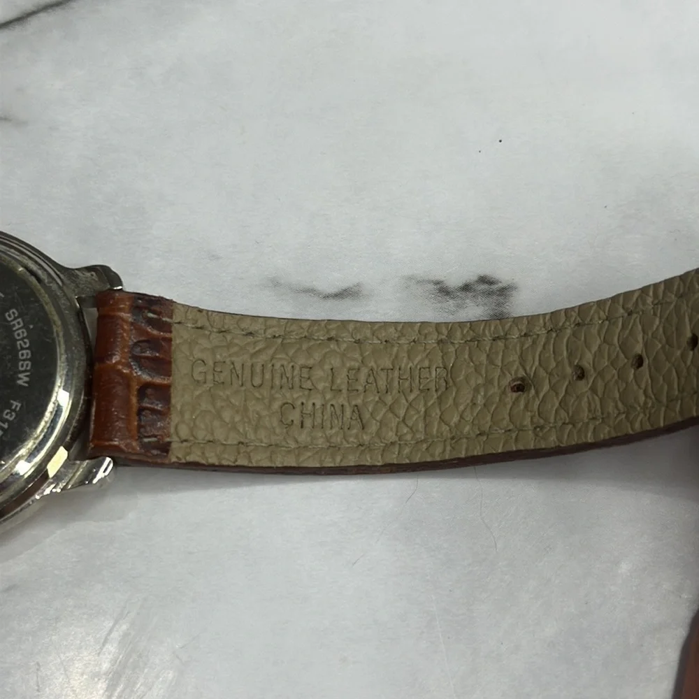 Footprints It Was Then That I Carried You Watch Genuine Leather Band